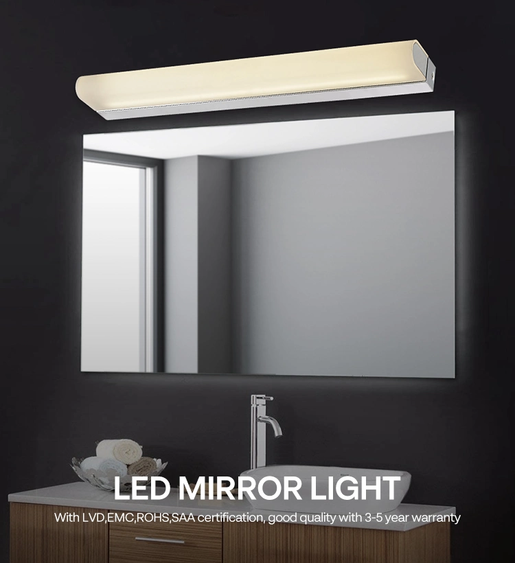 Factory Price Modern Style Wall Mounted LED Bathroom Mirror Light