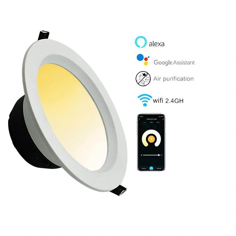 Wholesale Custom Smart Light WiFi Google Alex Bathroom Ceiling Light LED Recessed Downlight