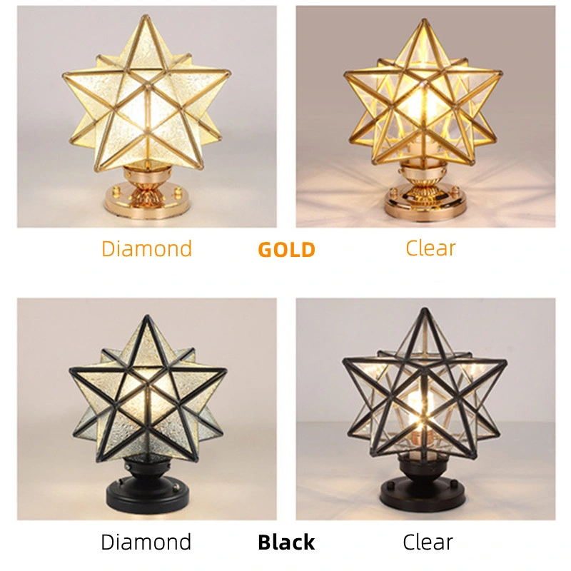 Diamond Star Shape Modern Roof Ceiling Lights Surface Mounted Home Indoor LED Ceiling Lamps